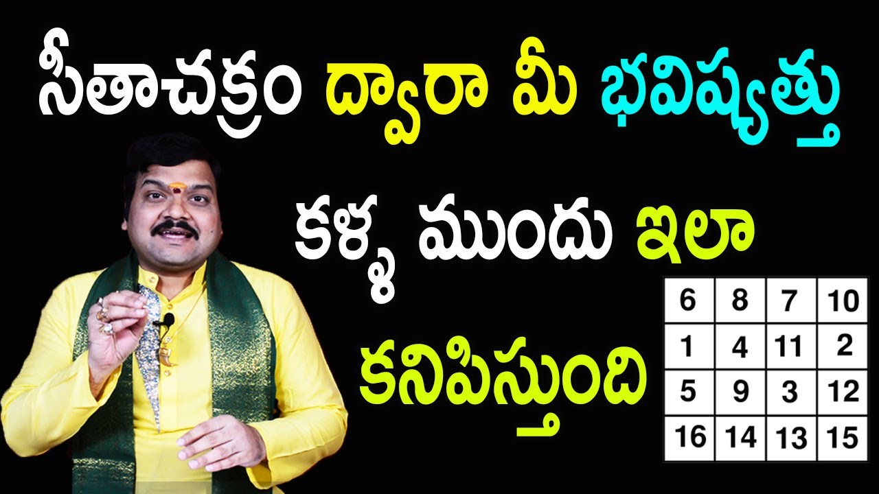 మీ జీవితంలో అన్ని సమస్యలకు, ప్రశ్నలకు ఈ సీతాచక్రం సమాధానం చెబుతుంది | Machiraju Kiran Kumar