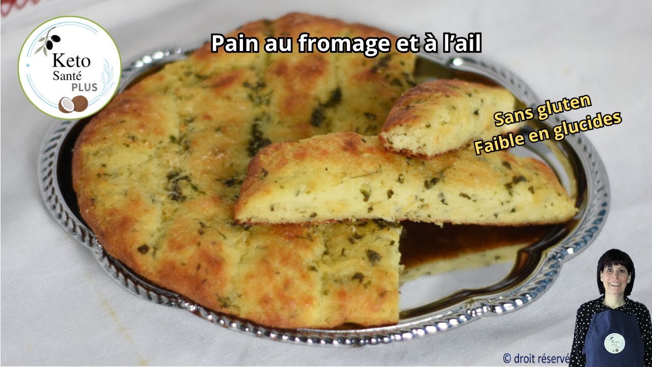 Pain au fromage et à l’ail keto / sans gluten / Bâtonnets de pain à l'ail