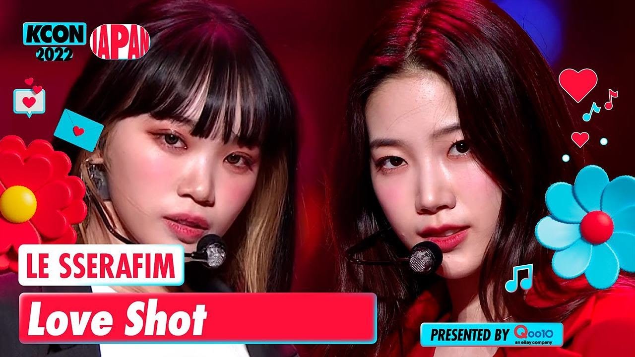 [KCON 2022 JAPAN] LE SSERAFIM - Love Shot (원곡 : EXO) | Mnet 221110 방송