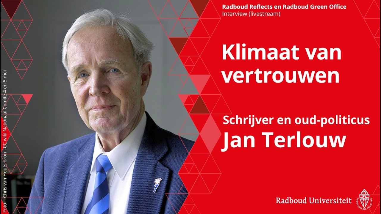 Klimaat van vertrouwen | Jan Terlouw, schrijver en oud-politicus, interview