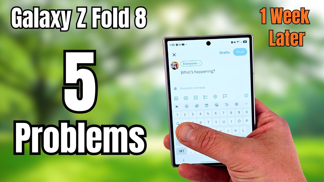 5 BIGGEST Problems With The Galaxy Z Fold 8!