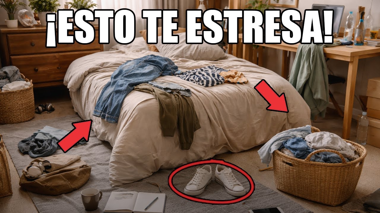 10 COSAS EN TU CASA QUE TE ESTÁN ESTRESANDO (corrígelo hoy mismo)! Limpieza y Organización