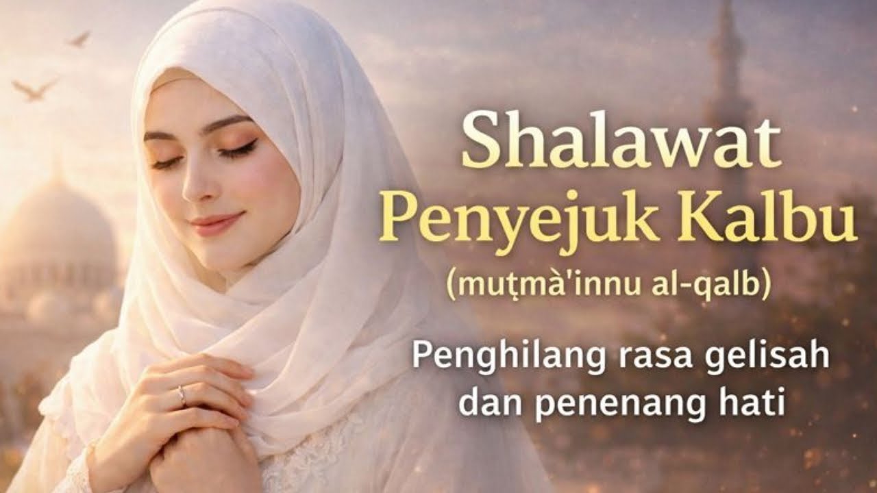 Shalawat Penyejuk Kalbu (Muṭma’innu al-Qalb) | Shalawat Merdu Penenang Hati 🤍✨