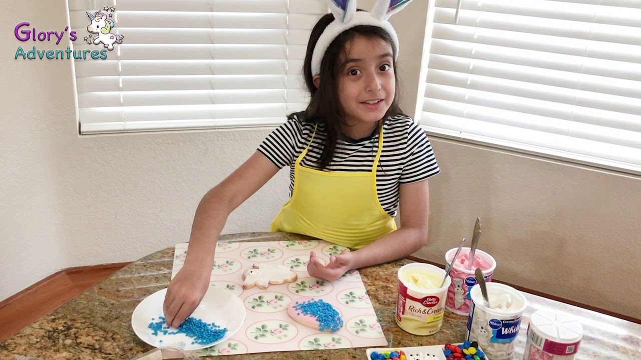 Glory's Adventures easter cookies