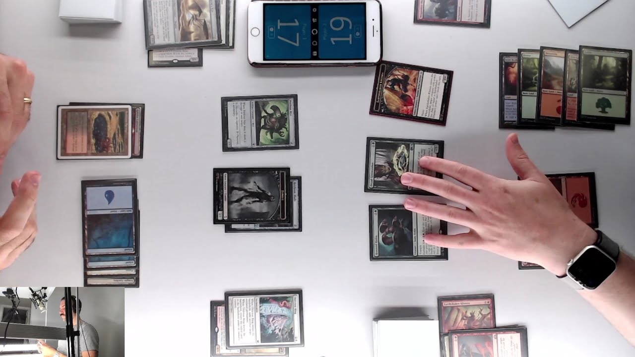 Lucky Paper Cube Gameplay — Grid Drafting Anthony's "Regular Cube", 4C Control vs RG Midrange