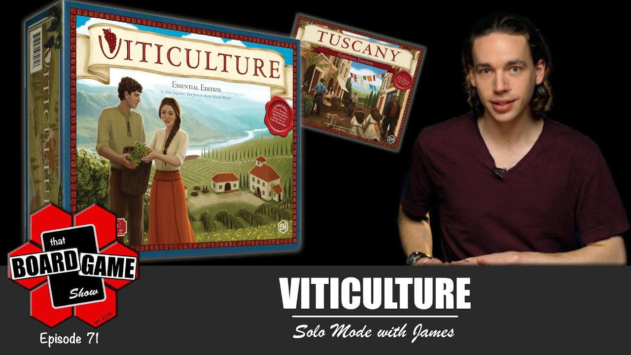 How to Play | Viticulture Essential Edition w/ Tuscany Essential Edition Expansion | Solo Mode