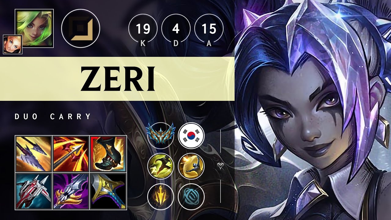 Zeri ADC vs Kai'Sa - KR Challenger Patch 25.04