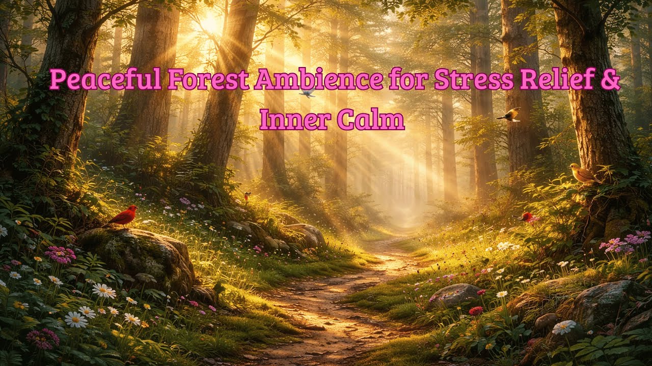 Relaxing Music 🌿 Peaceful Forest Ambience for Stress Relief & Inner Calm peaceful forest nature.