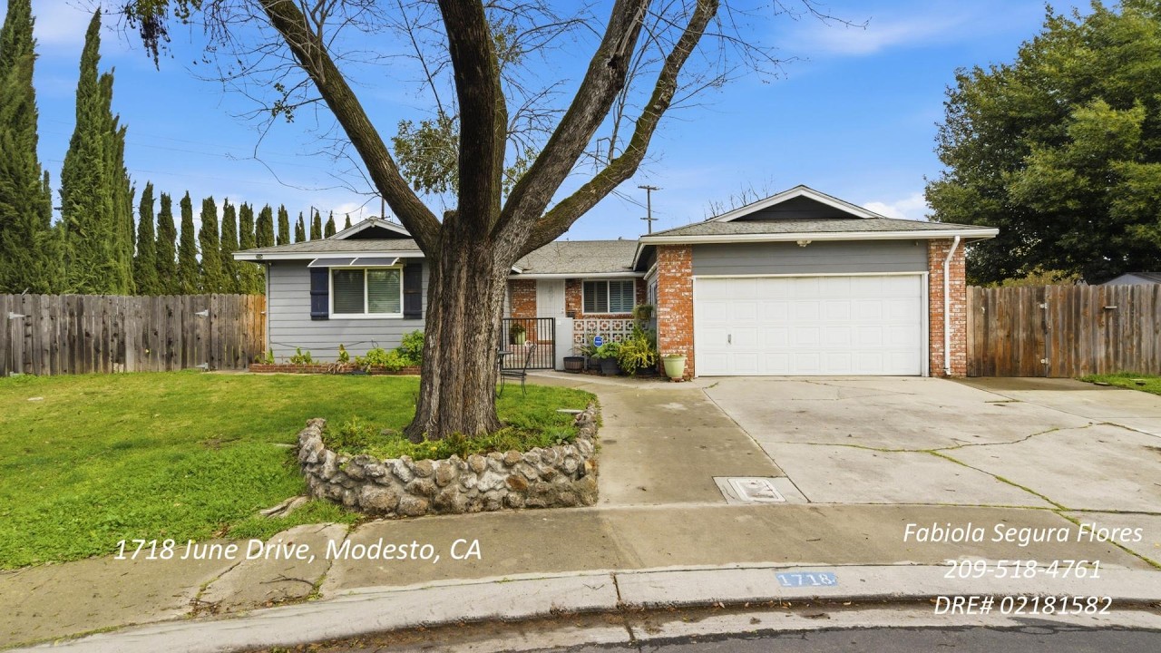 You’ll Love This Modesto Home! | 1718 June Drive Tour