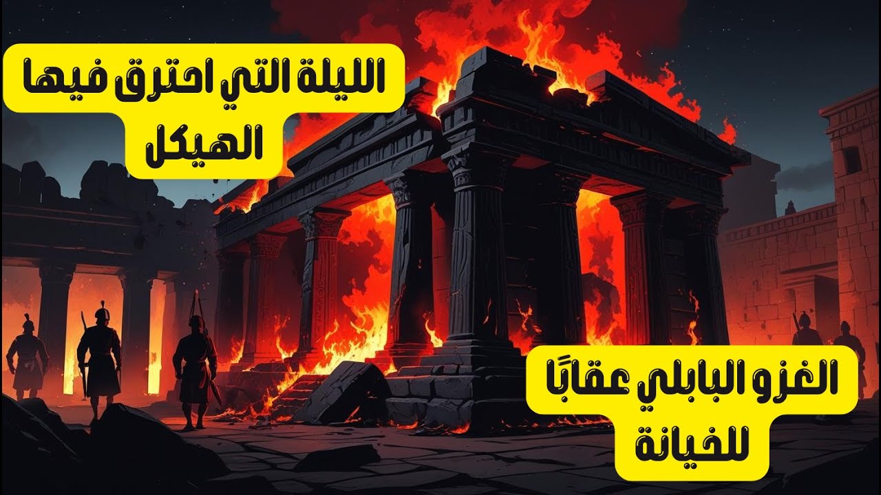 خيانة العهد والنهاية المدمرة  – قصة دمار الهيكل على يد نبوخذ نصر