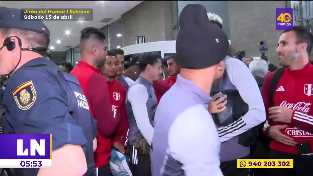 ¿Qué pasó entre los jugadores de la Selección peruana y policías españoles?
