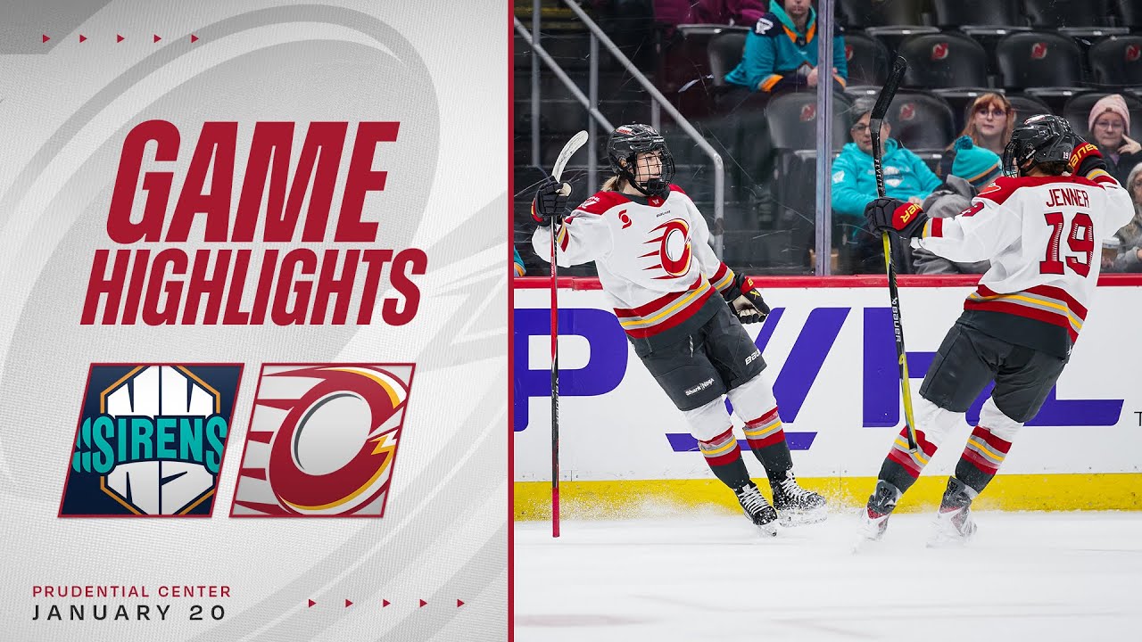 PWHL Highlights | Ottawa Charge at New York Sirens | Jan 20, 2026