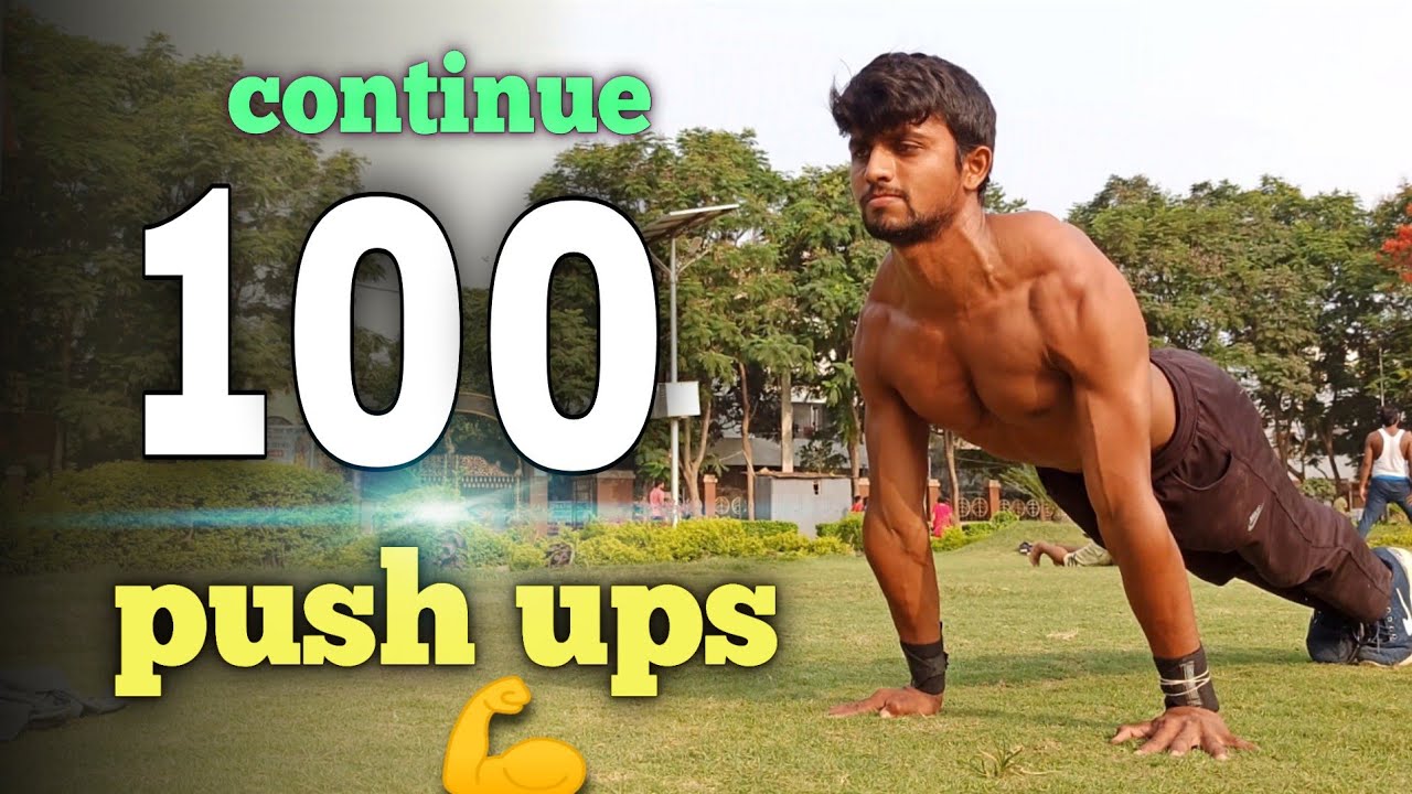 100 Clean Push Ups in 1 Set 💪। Shivaz fitzone