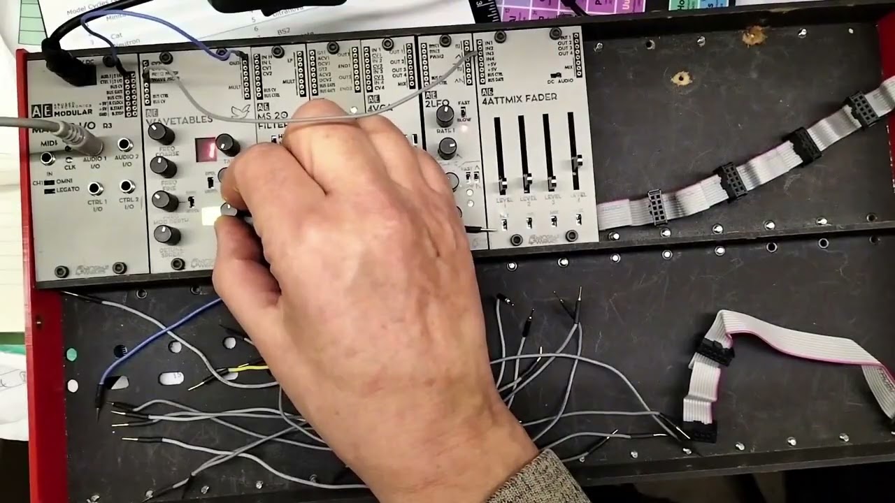 The Basics of Wavetable Synthesis, with the AE Modular Synthesiser
