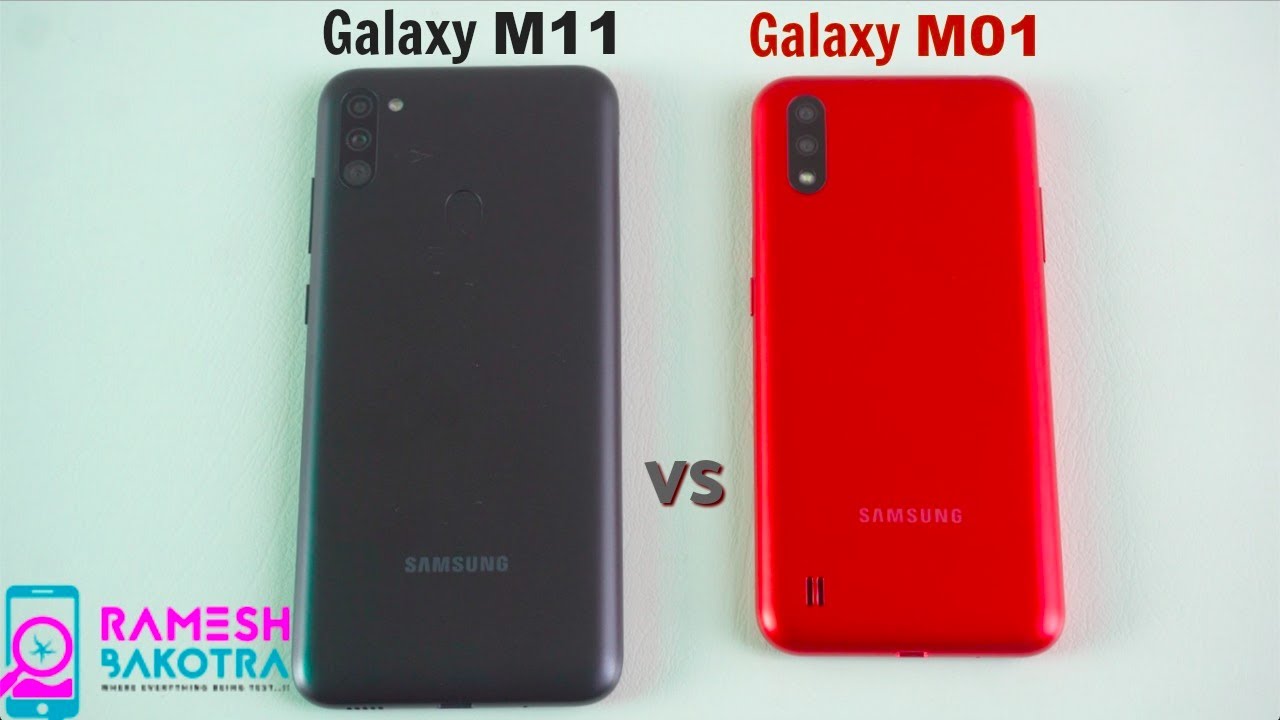 Samsung Galaxy M11 vs M01 SpeedTest and Camera Comparison