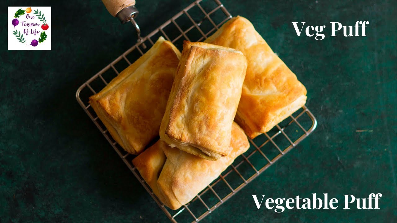 How to make vegetable puff | Veg Puff Recipe | Vegetable Puffs Recipe | Veg Curry Puffs Recipe