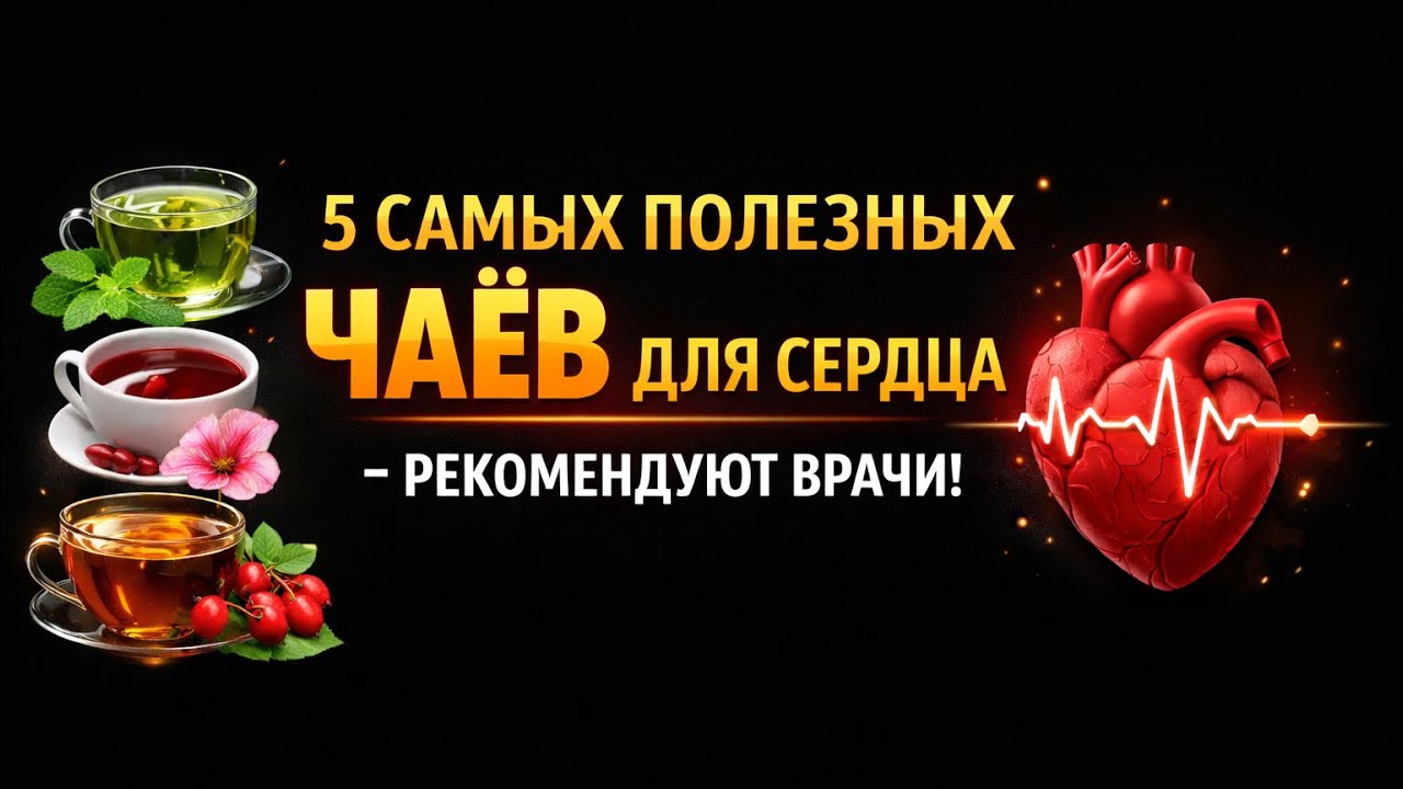 5 самых полезных видов чая для сердца – рекомендуют врачи!