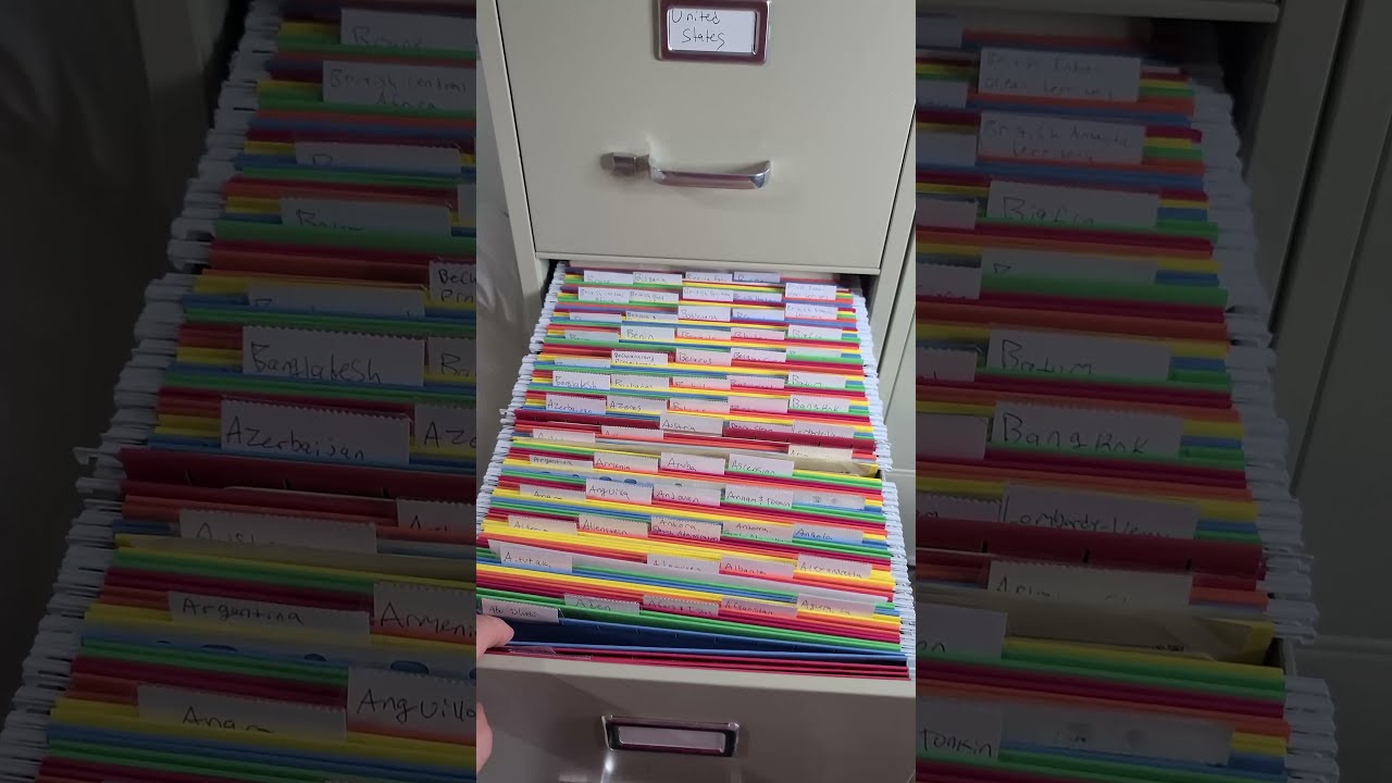 My Worldwide Stamp Sorting Cabinets