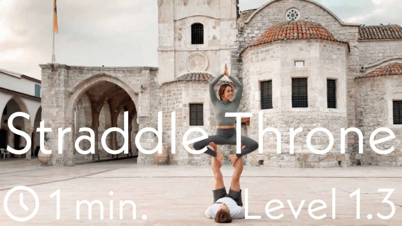 Straddle Throne | Quick & Easy AcroYoga Tutorial (Level 1.3)