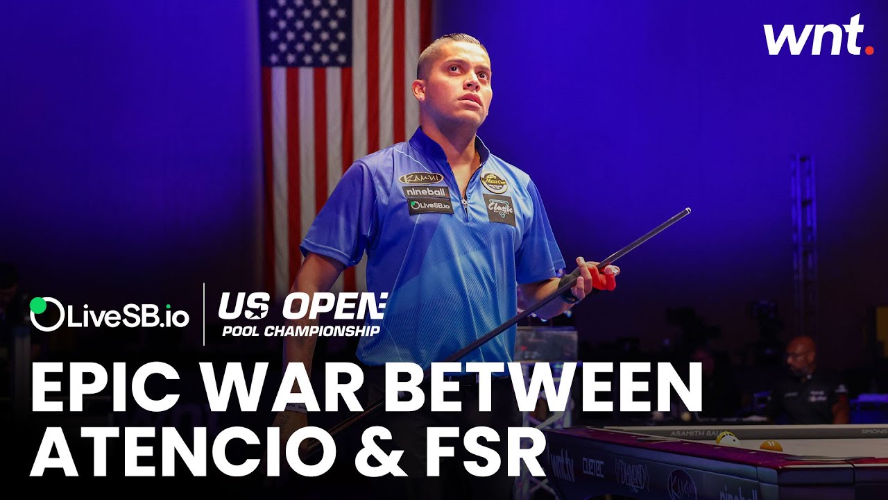Jesus Atencio & FSR BATTLE on the main table | 2025 US Open Pool Championship