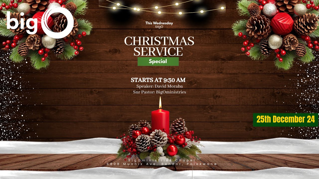 Christmas Service Special |  David Moraba | CHURCH SERVICE |