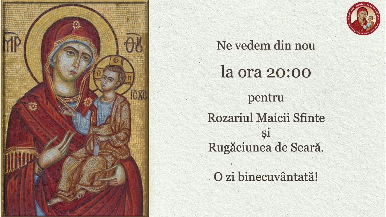SFÂNTA ȘI DUMNEZEIASCA LITURGHIE - Luni, 09 Februarie  2026.