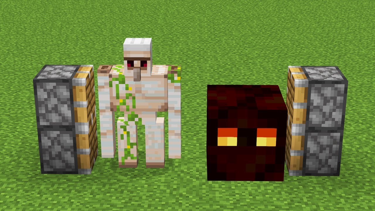 Iron Golem + Magma Cube = ? #shorts