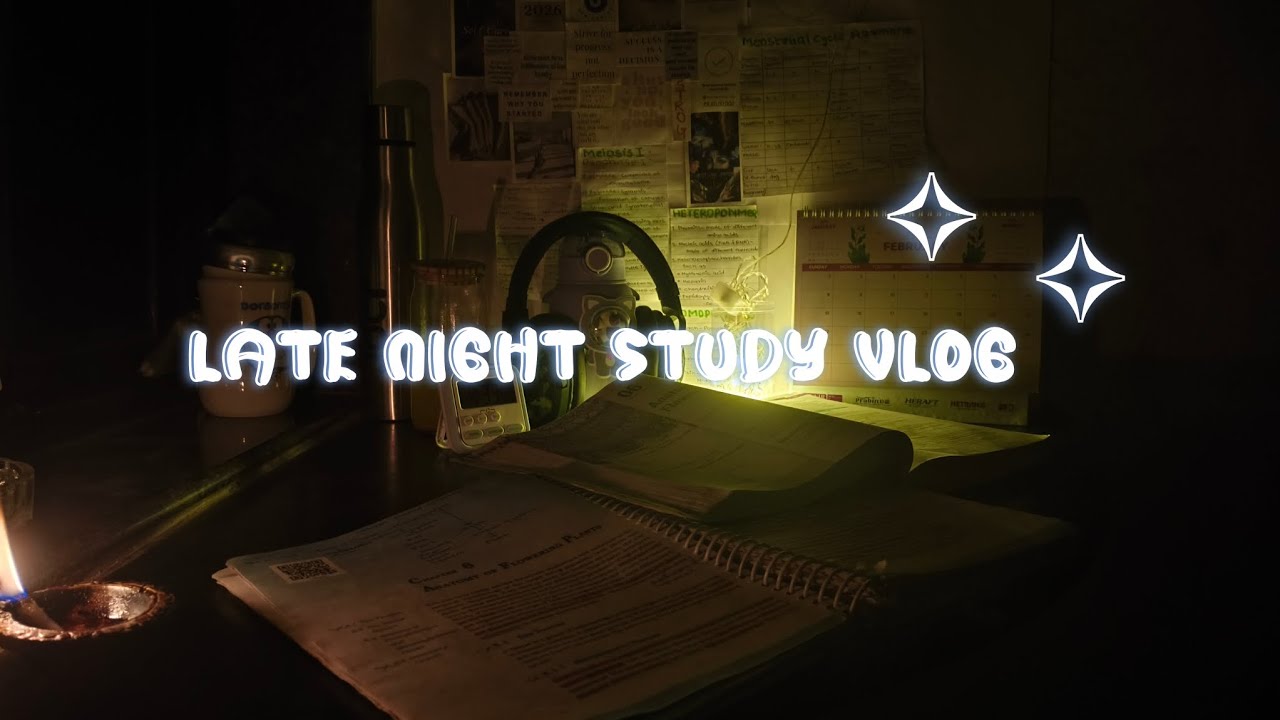 Late night study vlog #studywithme #neet #viral #motivation #trending 