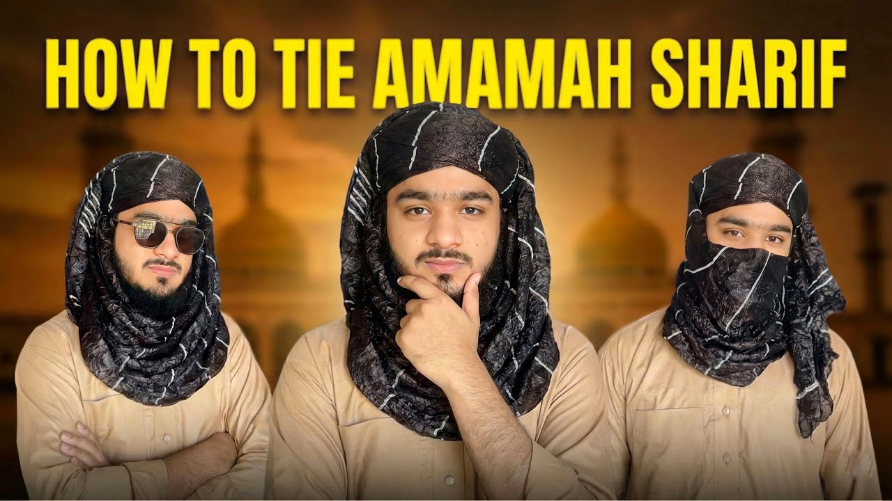 How to tie Amamah Sharif ? || Afjal OTT 