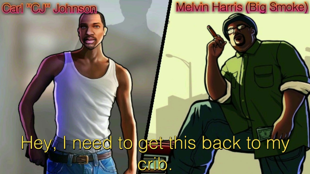 GTA San Andreas — презентация диалогов из фильма «Wrong Side of the Tracks»