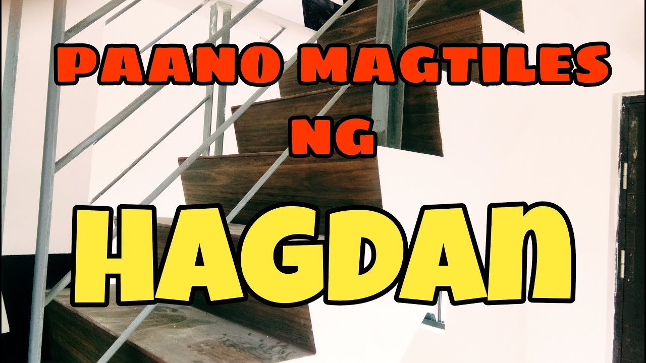 paano mag tiles ng hagdan/how to install tiles on stairs