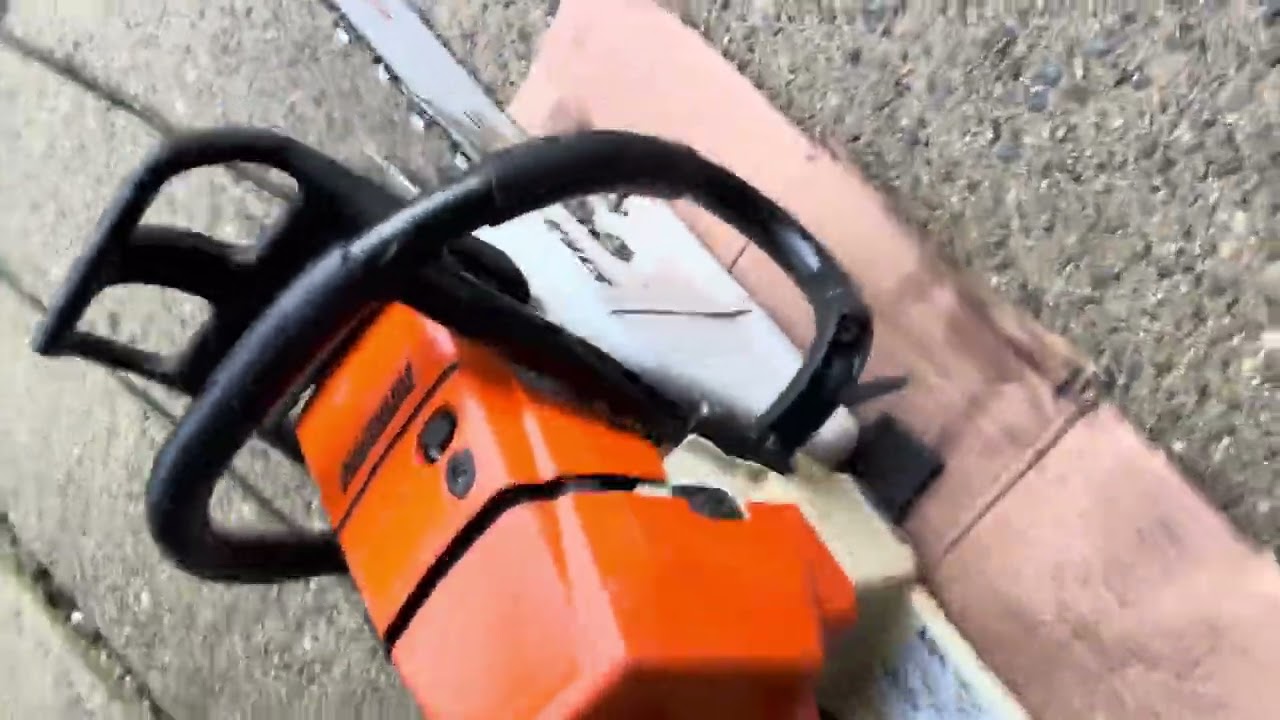 STIHL MS461 CHAINSAW COLD START