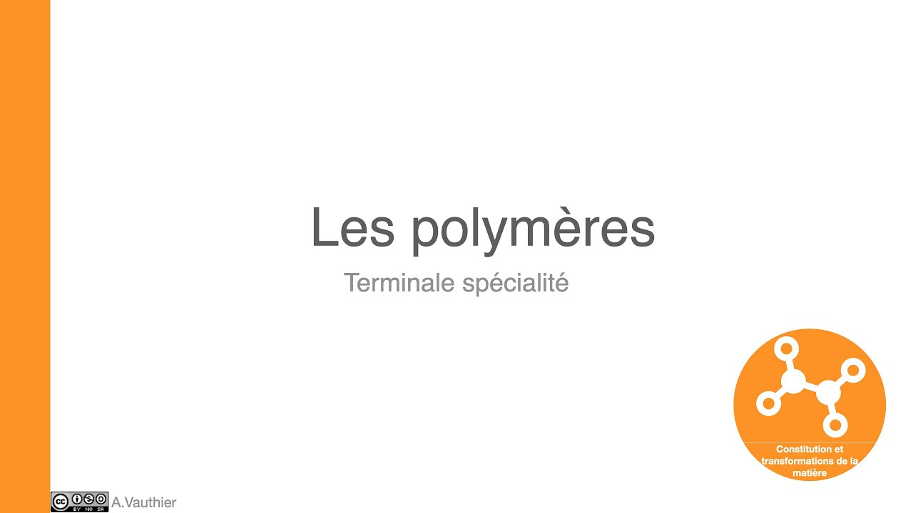 Les polym&egrave;res