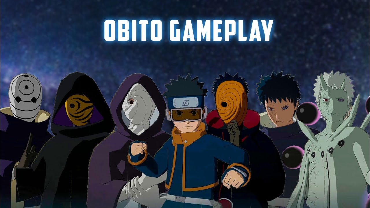 Gameplay Obito di Game Naruto Storm 4 (Jutsu,Combo,Awakening)