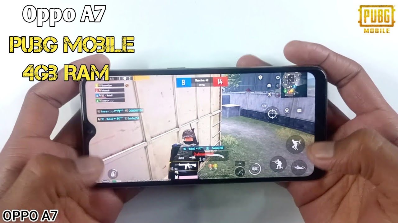 Oppo A7 Gaming Test | Pubg Mobile, Gyro & Graphics Test, Snapdragon 450, 4Gb Ram