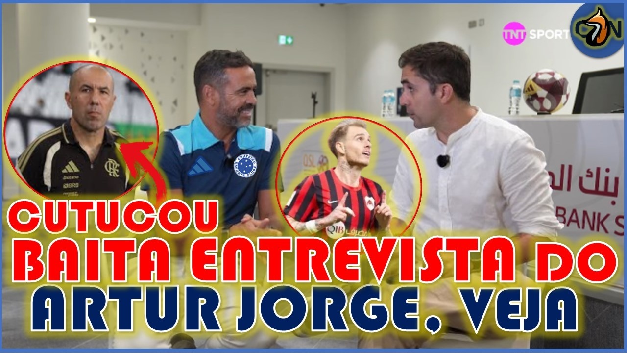 SAIU 🎙🦊 ENTREVISTA DO ARTUR JORGE - T&Eacute;CNICO CUTUCA O LEONARDO JARDIM E FALA SOBRE ROGER GUEDES NO...