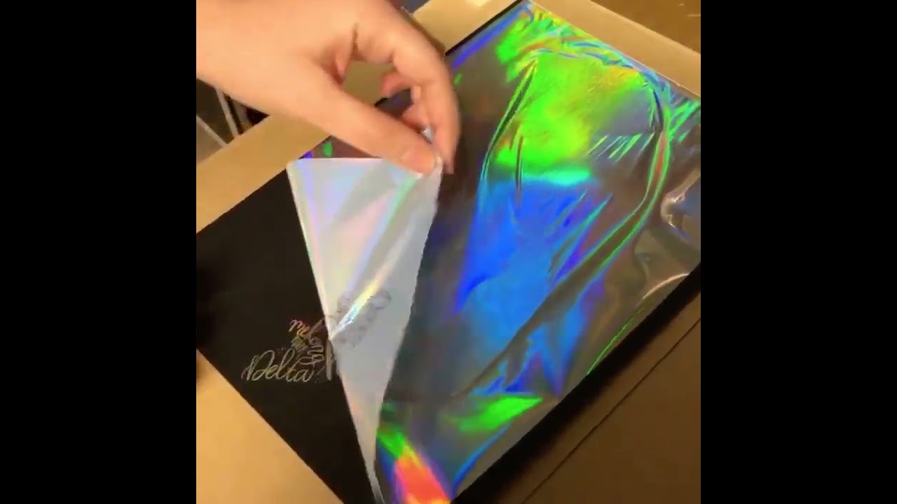 Digital Foil Print with Prism Holographic Silver (SHLR)