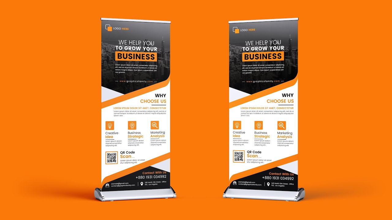 How to Create a Roll Up Banner in Photoshop | Graphic Design Tutorial
