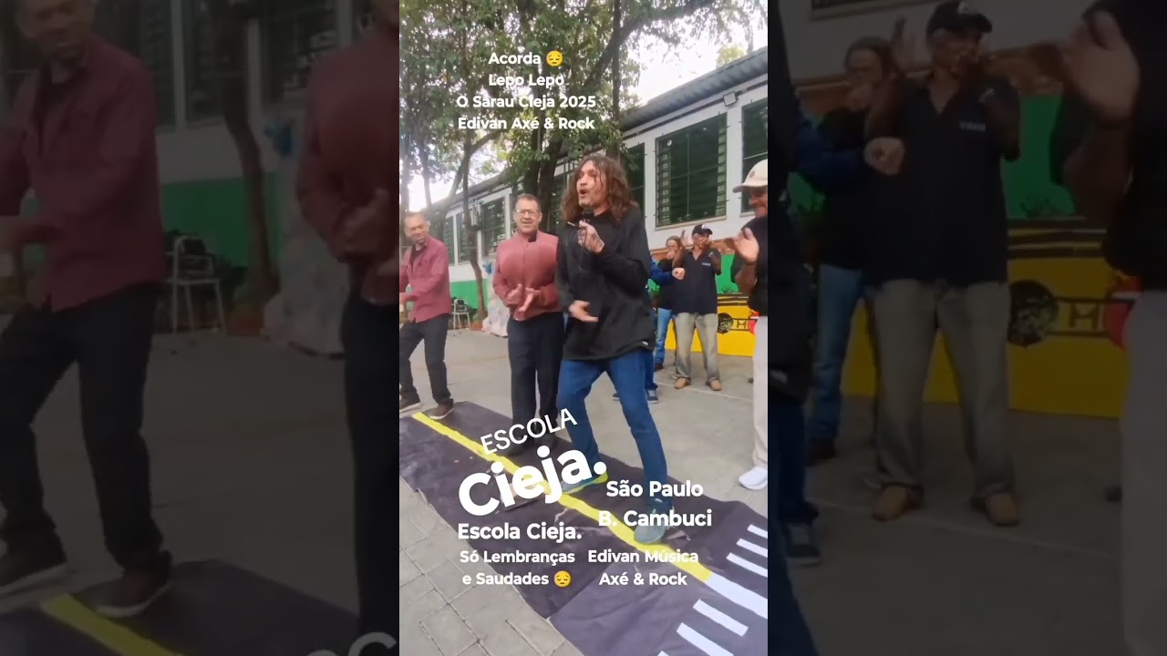Escola Cieja Só Lembranças e Saudades 😔💔 Edivan Axé & Rock 2025 SP 