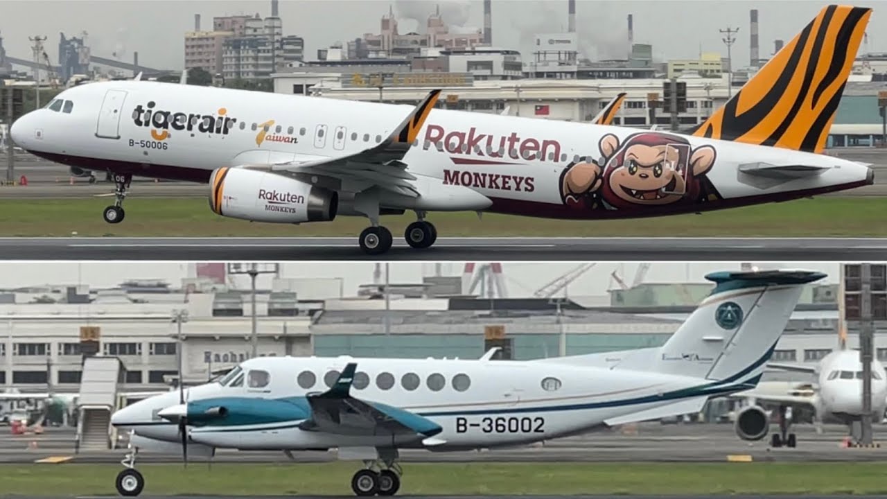Plane Spotting Compilation at RCKH/KHH (2022.Mar.24)/高雄機場飛機起降