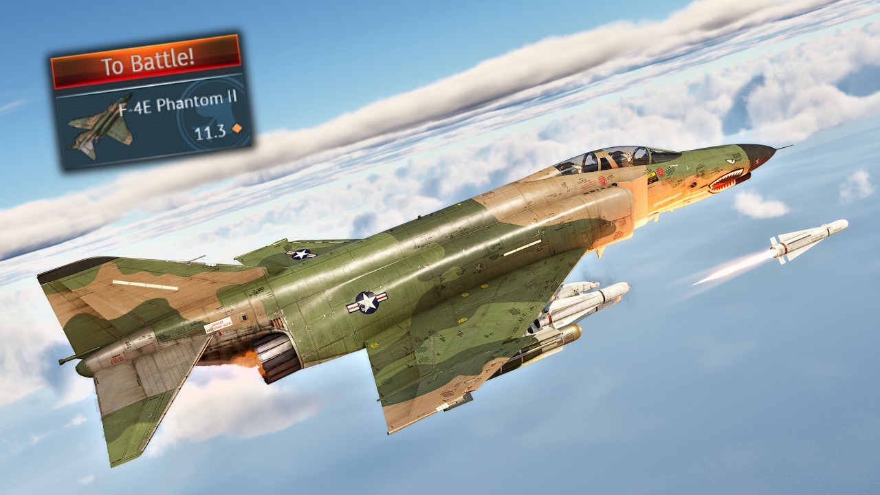 F-4E Phantom II Still a Beast | CAS Top Combo Gameplay