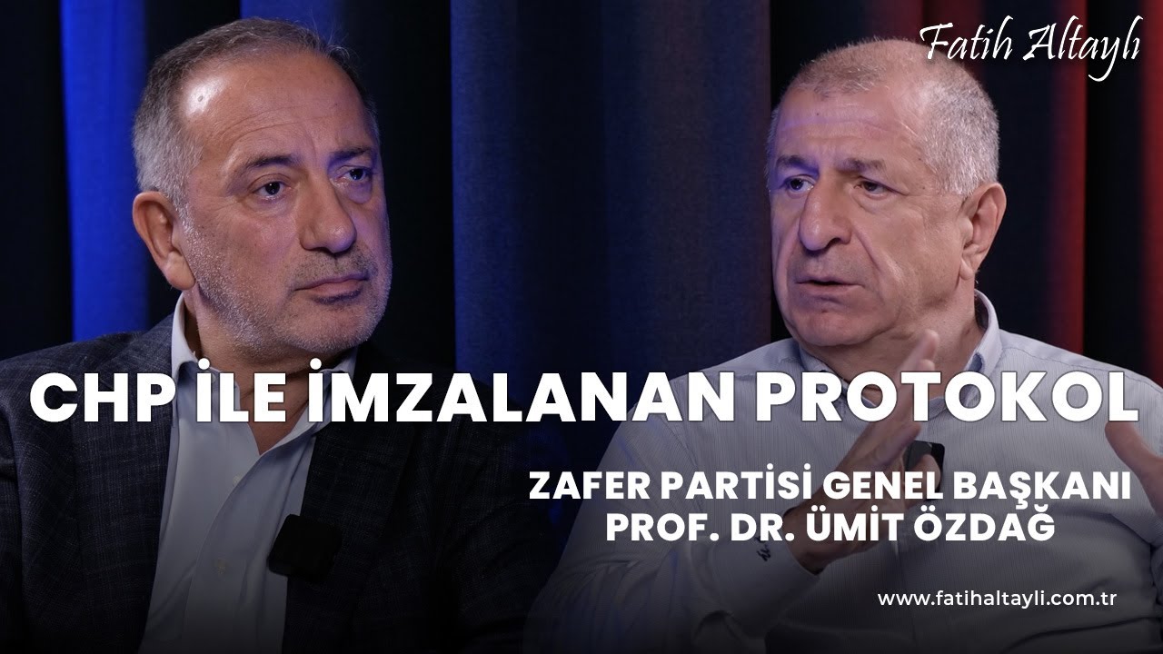 Zafer Partisi Genel Başkanı Prof. Dr. Ümit Özdağ, Fatih Altaylı'nın sorularını yanıtladı