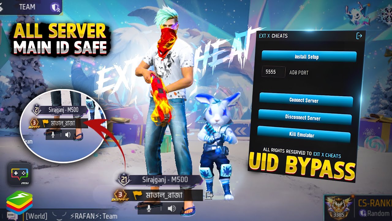 NEW OB51 SAFE PC FREE EMULATOR BYPASS 💻 FOR FREE FIRE | 100% ANTIBAN | FREE FIRE PC PANEL GRATIS 🎯
