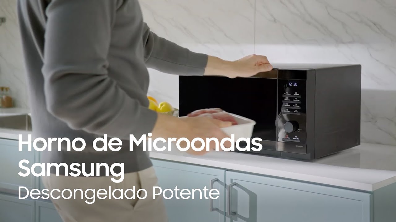​Descongela al instante con el Horno de Microondas | Samsung