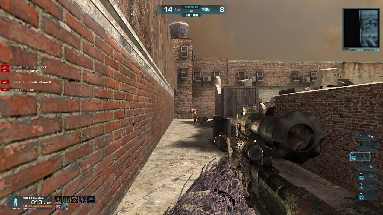 WarRock - CQC FFA Marien Gameplay (Sniper Only)