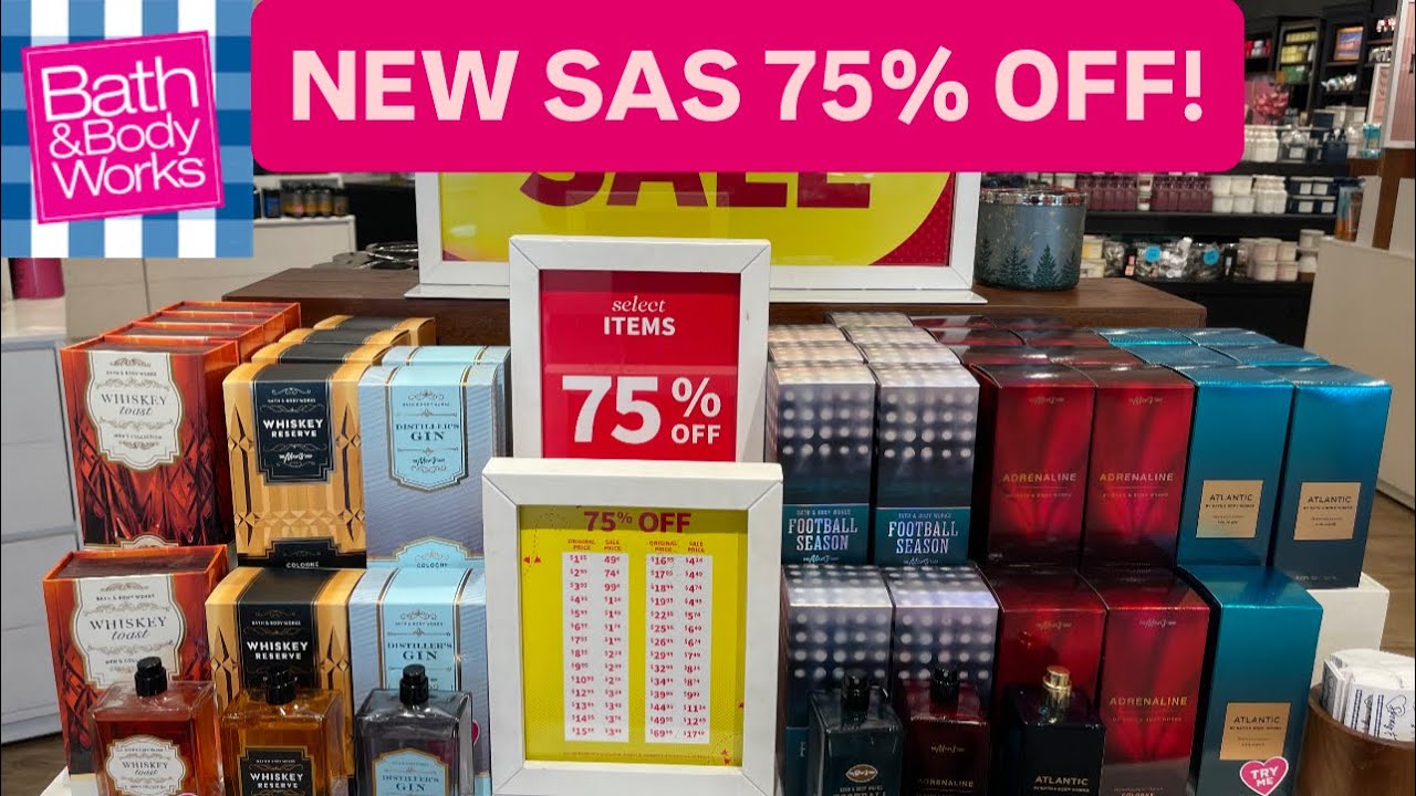 С Новым годом! Сегодня скидка 75%! Обзор магазина Bath & Body Works SAS.
