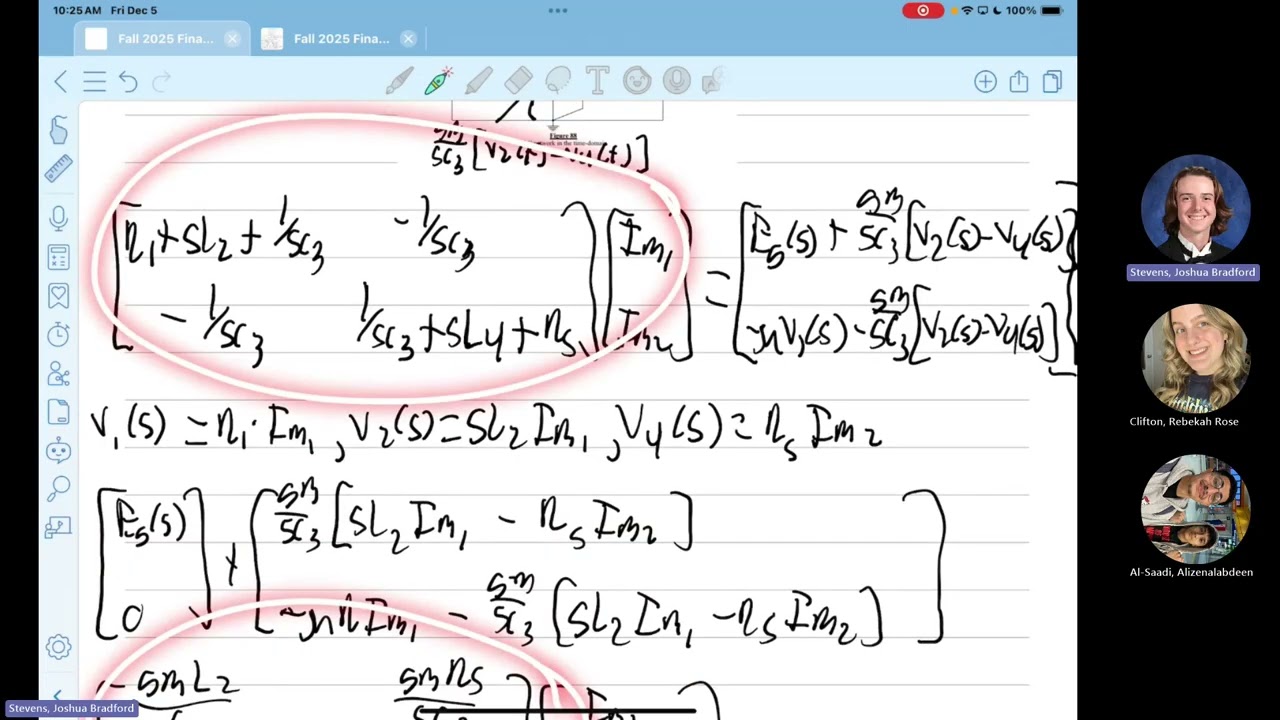 Circuits 2 Fall 2025 Final Exam Review
