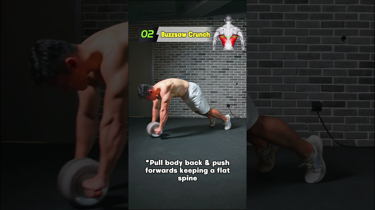 Want Stronger Abs? Try This Ab Wheel Workout!#abwheel #workouttips #corestrength #abs