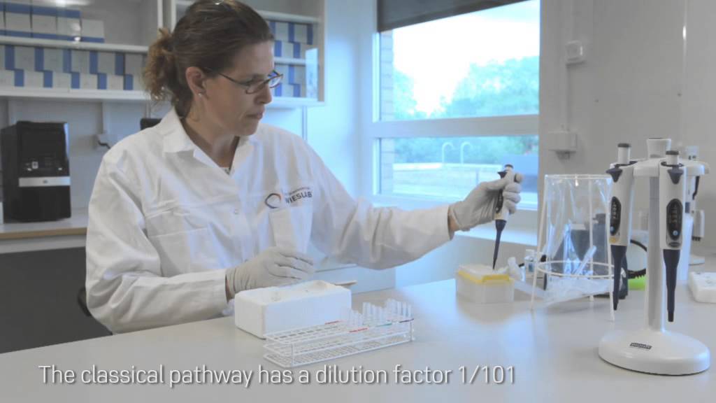 Short movie describing how to perform the Wieslab Complement System Screen test