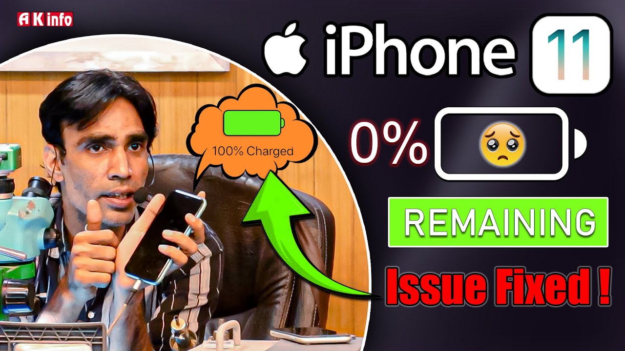 iPhone11 ( 0% Remaining )⚠️ Problem Fix करना सीखे ! #mobilerepairinginstitute